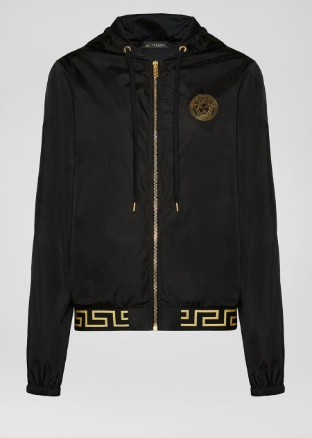 Jachete Versace Versace Greca Border Hooded Nylon Dama | VOGPQBY-57